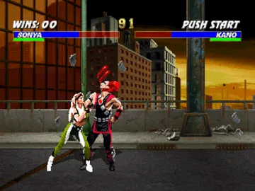 Mortal Kombat 3 (US) screen shot game playing